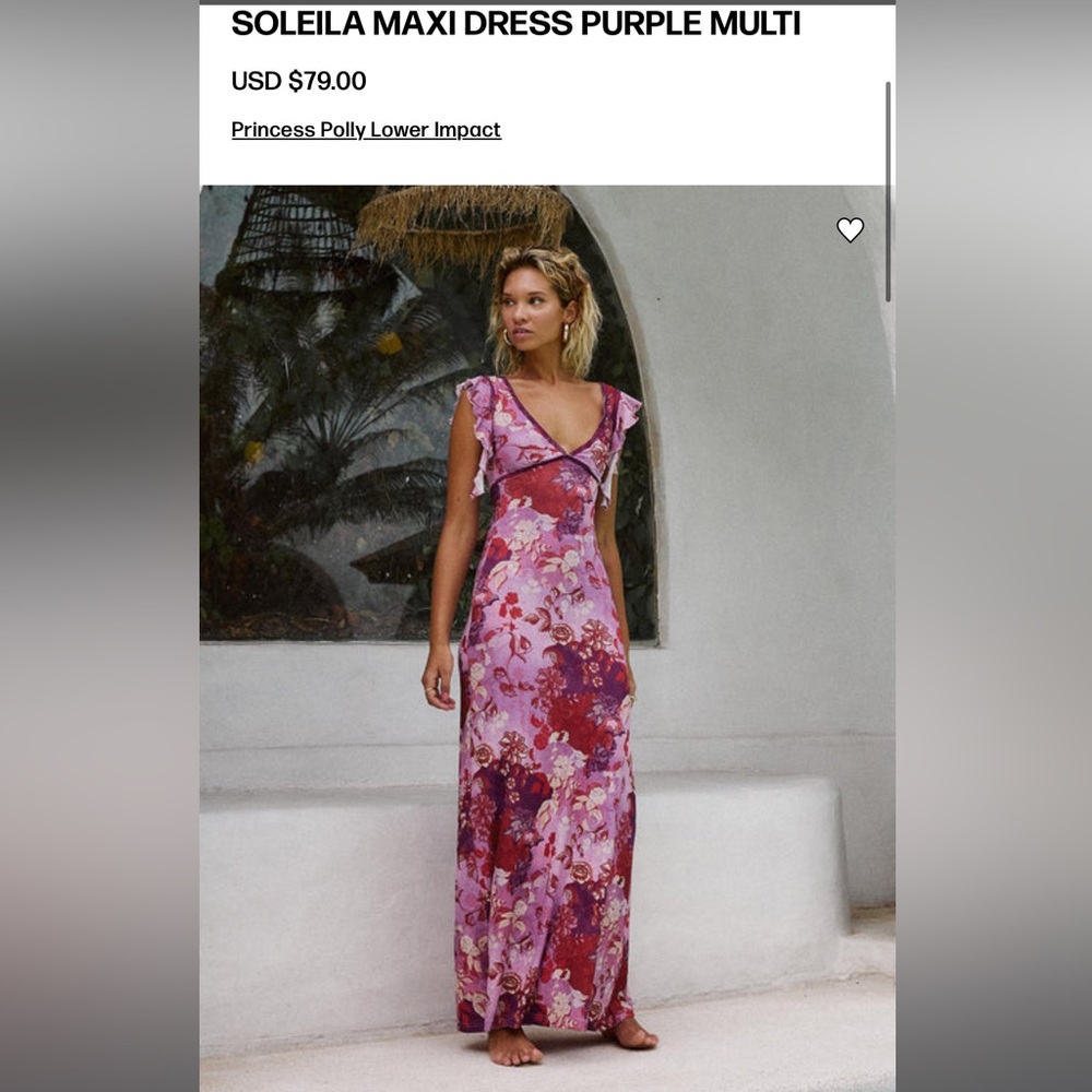 Maxi Dress - Purple Multi